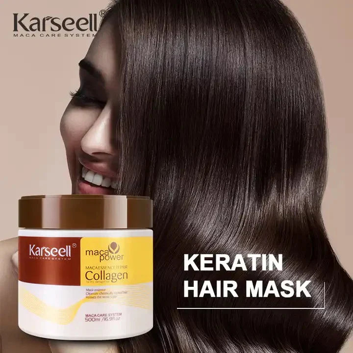 Karseell Collagen Hair Mask For Dry Damaged & All Hair Types - 500ml