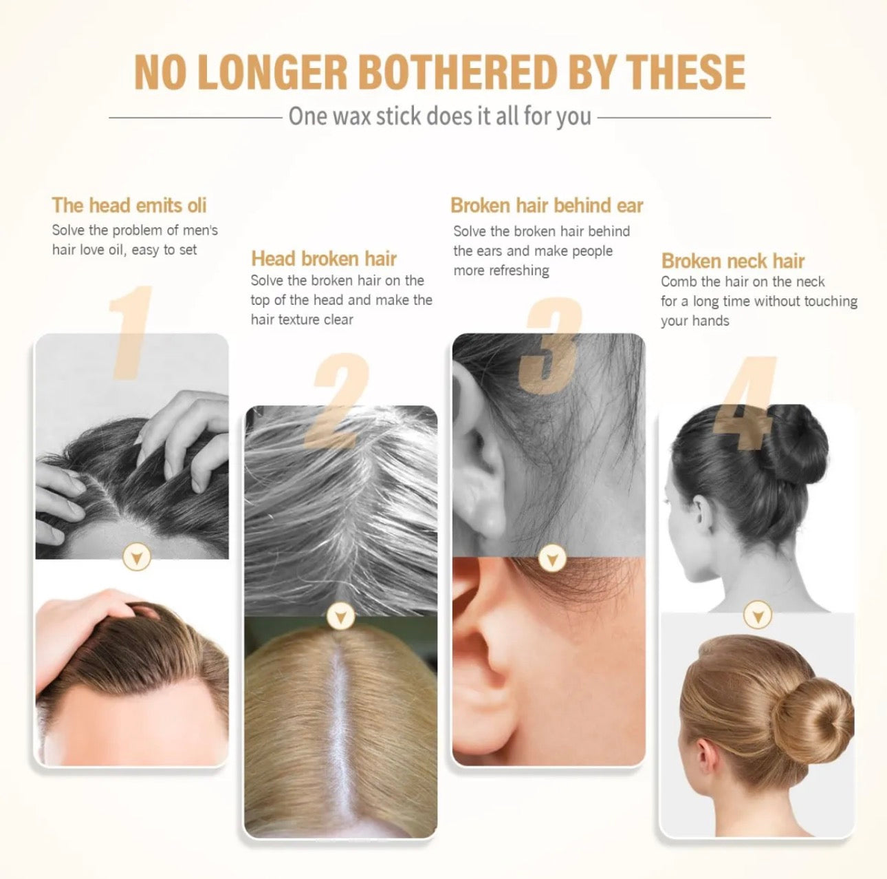 IKT Hair Wax Sticks | Smooth, Sleek & Frizz-Free Hair in Seconds!