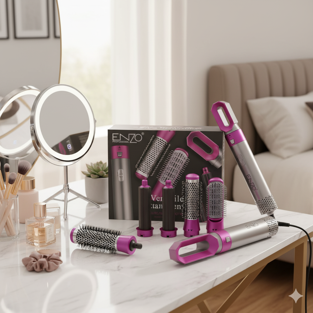 5-in-1 Blow Dryer & Styling Brush Set