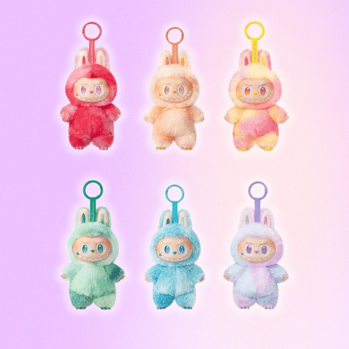 Labubu Big Into Energy Monster Keychain